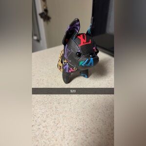 Multicolor Designer Dog Keychain